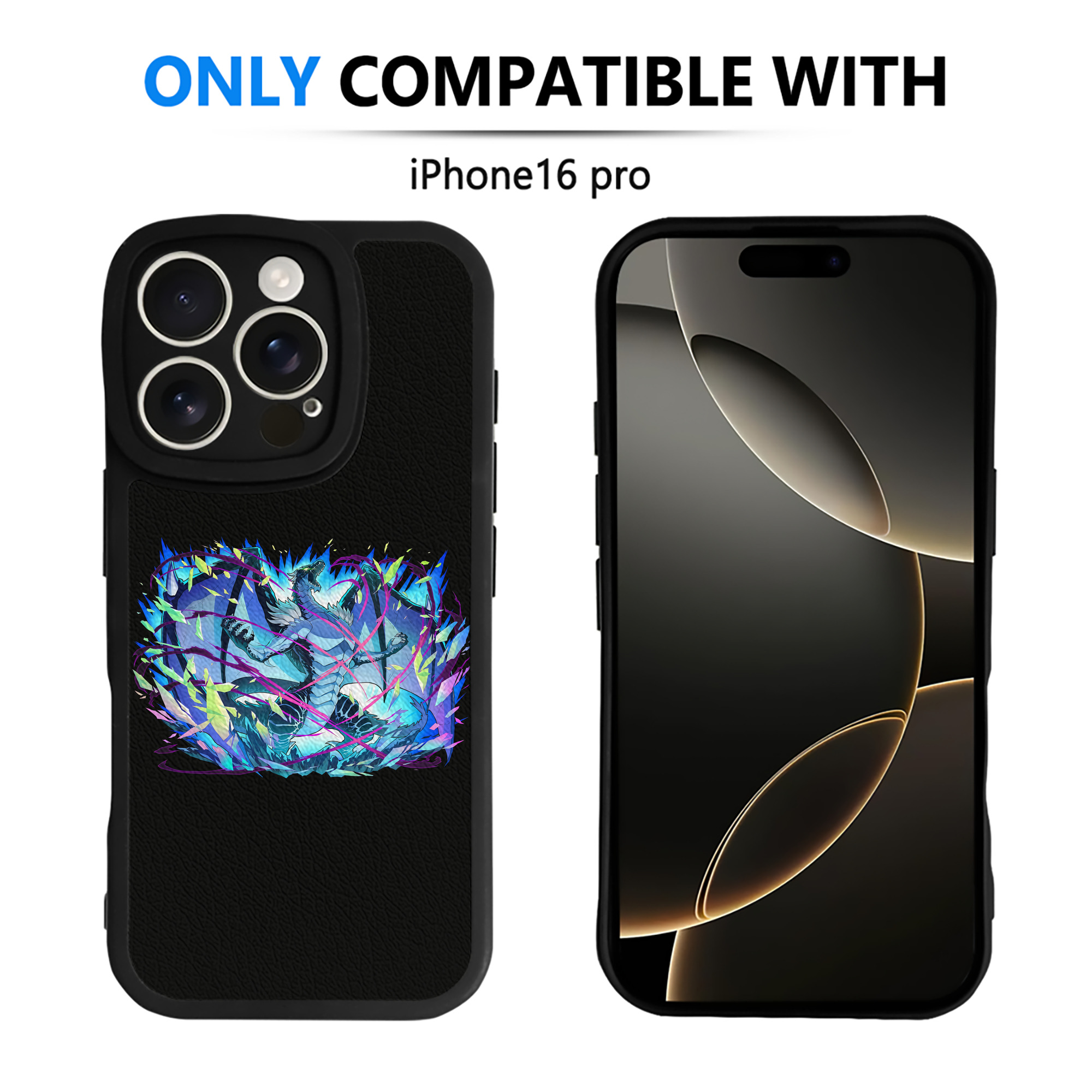 （画像用） 転スラ Regarding Reincarnated to Slime 【iPhone 16シリーズ対応】シリコンスマホケース（レザー調） 材質：シリコン
